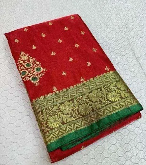 Regal Pink Banarasi Silk Saree with Intricate Golden Zari and Floral Motifs